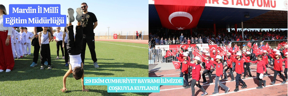 29 EKİM CUMHURİYET BAYRAMI İLİMİZDE COŞKUYLA KUTLANDI