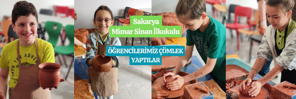 ÖĞRENCİLERİMİZ ÇÖMLEK YAPTILAR